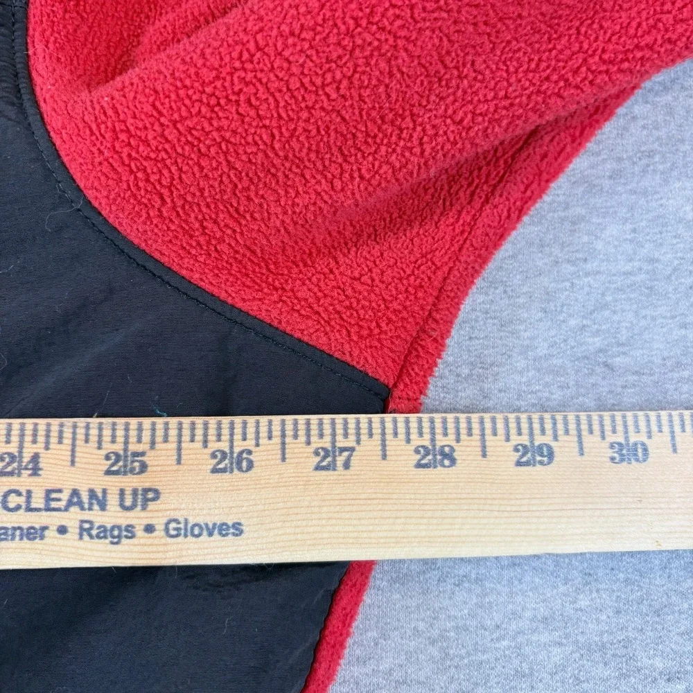 The North Face Denali Fleece Jacket Mens XL Red Black Full Zip Polartec Coat